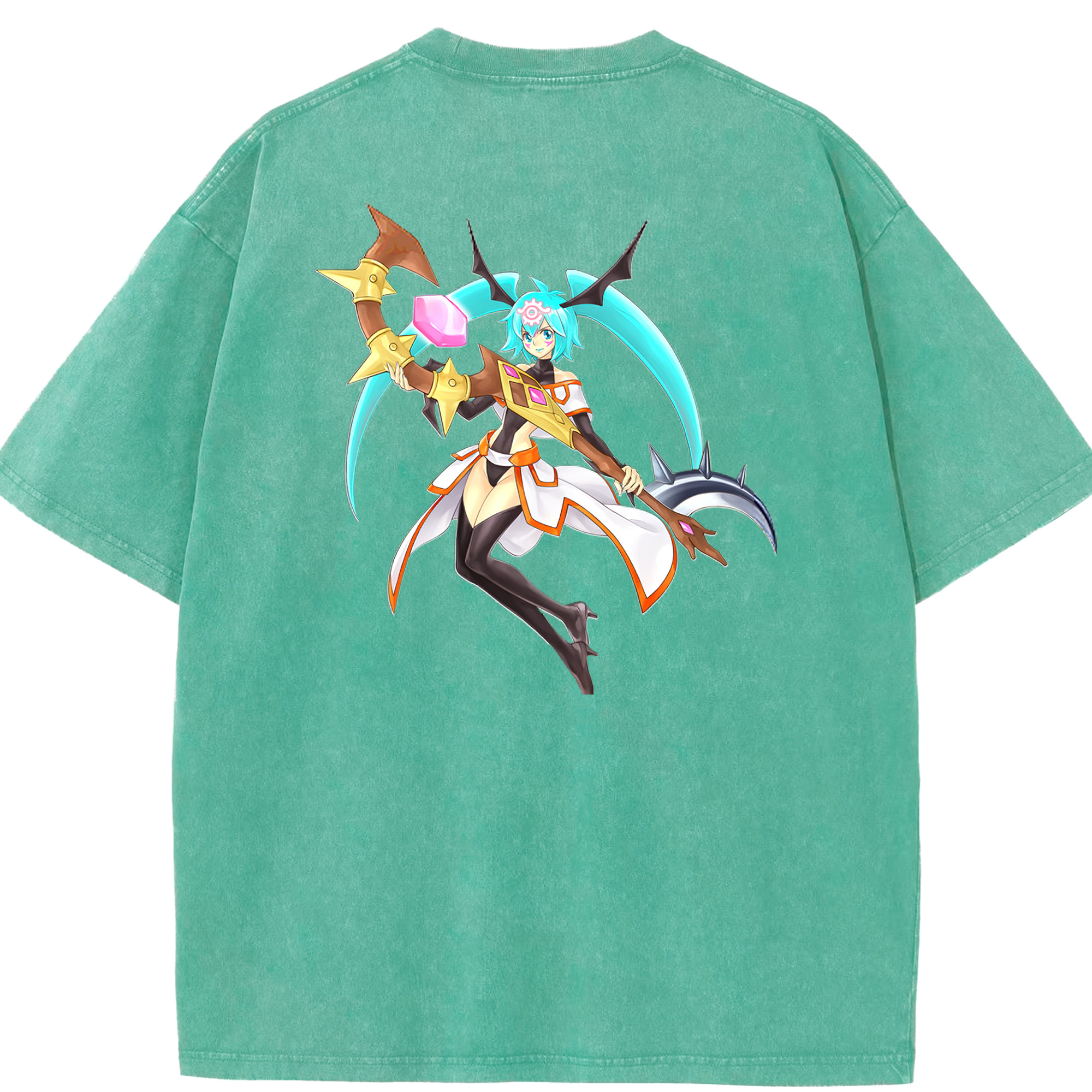（画像用） 遊☆戯☆王 Yu-Gi-Oh! 綿100% ヴィンテージ風 半袖Tシャツ（背面プリント）